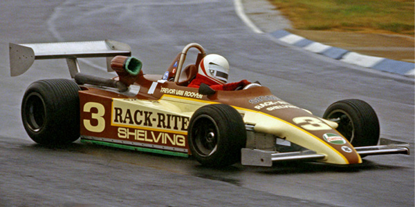 Trevor van Rooyen in the first Lant, at Kyalami in 1982. Note the curved top of the dash structure, a distinguishing feature between Lants and Ralt RT4/82s. Copyright David Pearson (<a href='http://www.motoprint.co.za/' target='_blank'>motoprint.co.za</a>) 2024. Used with permission. Trevor van Rooyen in the first Lant, at Kyalami in 1982. Note the curved top of the dash structure, a distinguishing feature between Lants and Ralt RT4/82s. Copyright David Pearson (<a href='http://www.motoprint.co.za/' target='_blank'>motoprint.co.za</a>) 2024. Used with permission.
